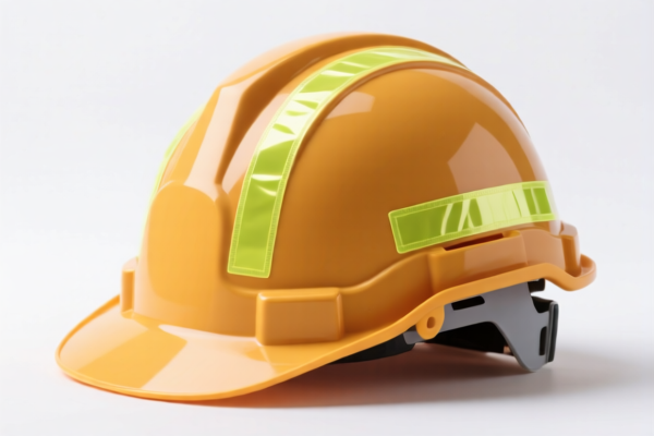 Safety helmets with reflective strips