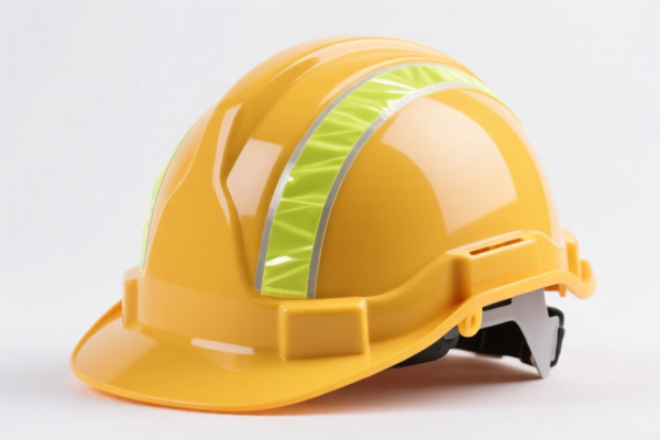 Safety helmets with reflective strips
