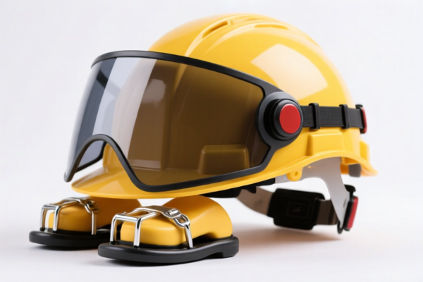 Safety helmets with toe protection
