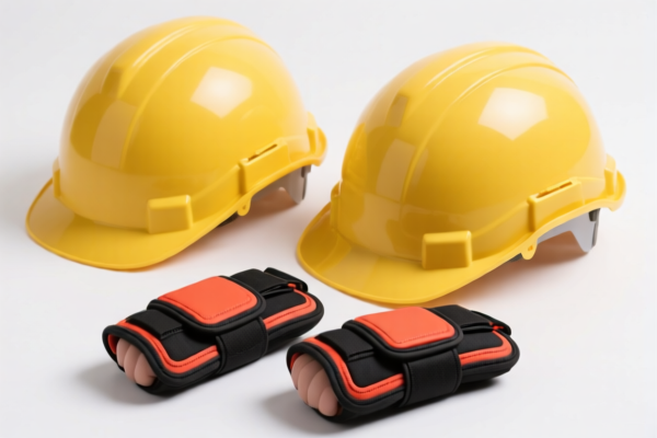 Safety helmets with wrist protection