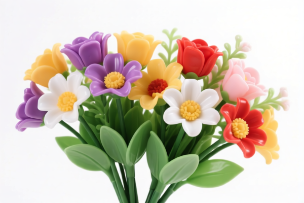 Plastic Artificial Flower Bouquets