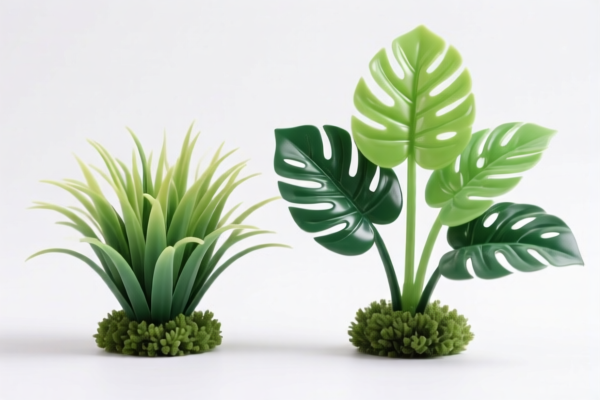Plastic Artificial Plant Decorations
