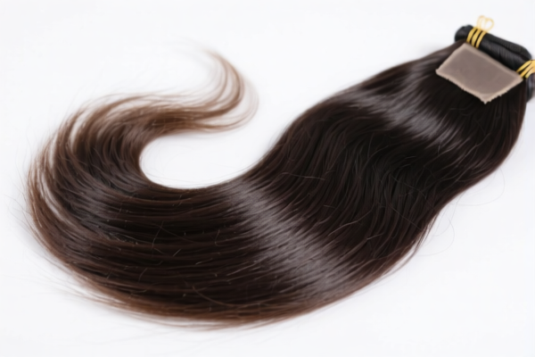 Animal hair, processed, for wig making