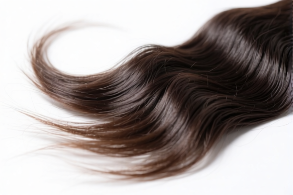 Animal hair, processed, for wig making