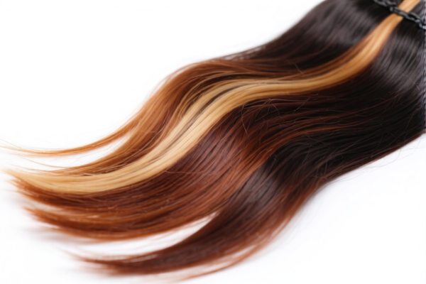 Human hair, dyed, for wigs