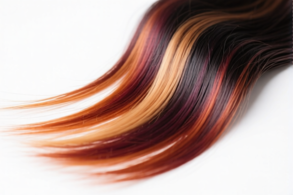Human hair, dyed, for wigs