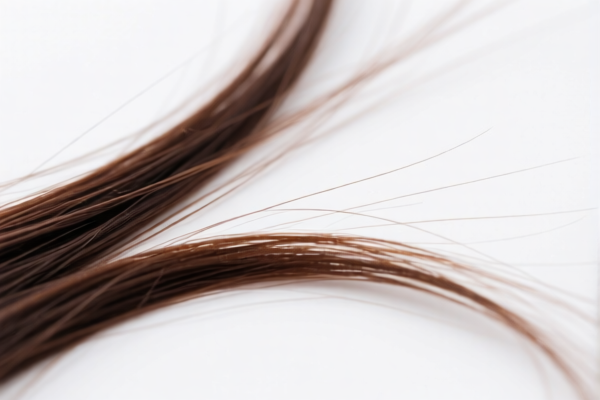 Human hair, for wigs, with uncut ends