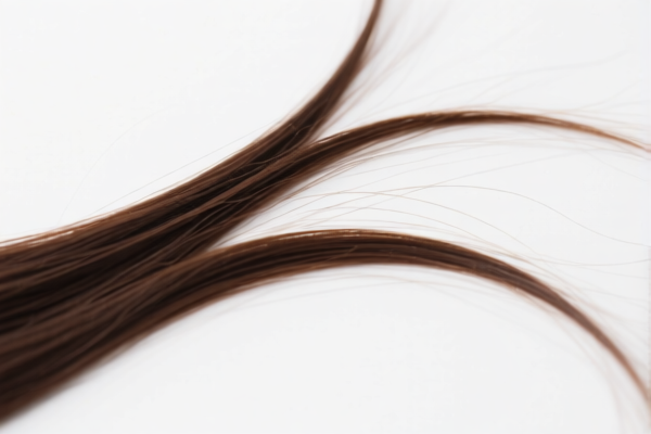 Human hair, for wigs, with uncut ends