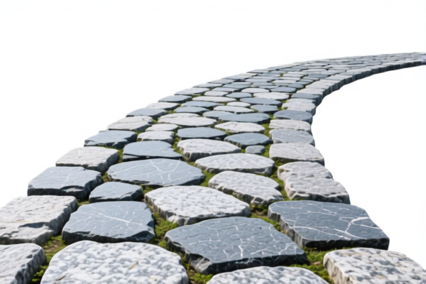 Granite Shaped Stone Paving Road