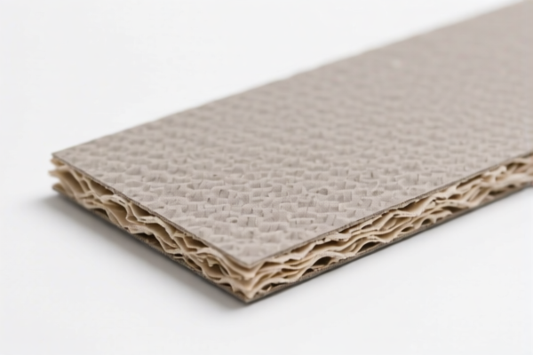 Asbestos fiber board