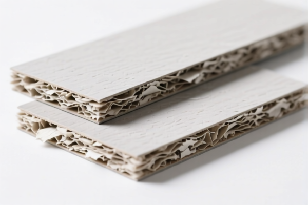 Asbestos fiber board