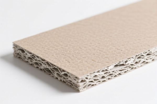 Asbestos fiber board