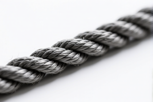 Asbestos rope