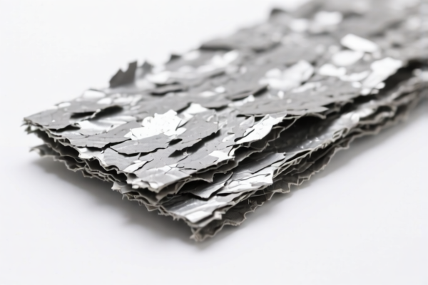 Asbestos sheet material