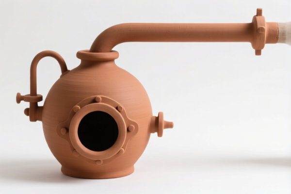 Refractory Clay Ceramic Retort