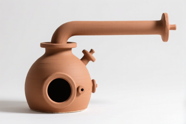 Refractory Clay Ceramic Retort