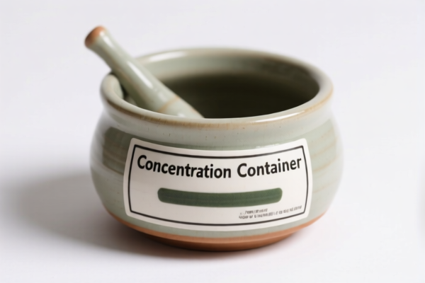 Ceramic Sample Concentration Container