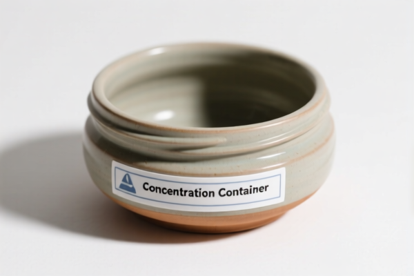 Ceramic Sample Concentration Container