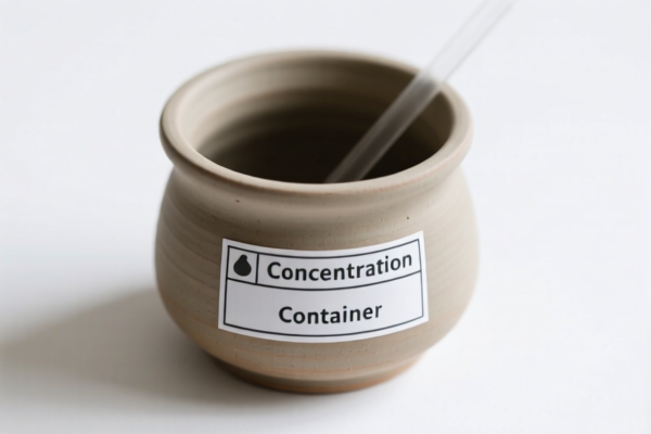 Ceramic Sample Concentration Container