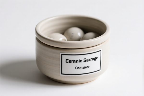 Ceramic Sample Storage Container