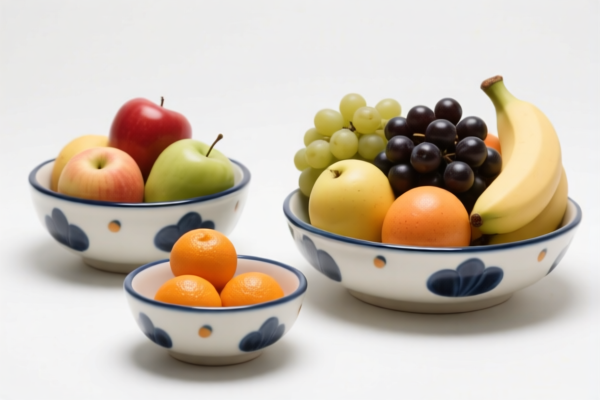 Ceramic Fruit Bowl Set