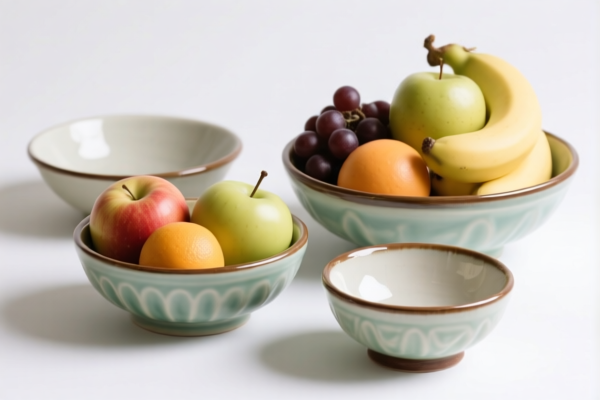 Ceramic Fruit Bowl Set