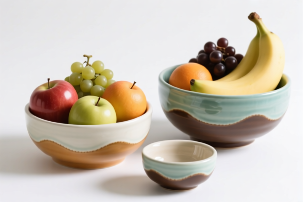 Ceramic Fruit Bowl Set