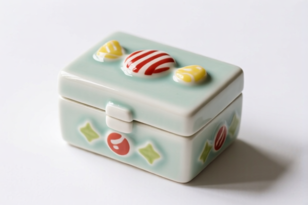 Ceramic candy box