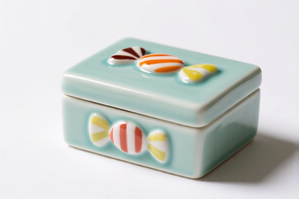Ceramic candy box