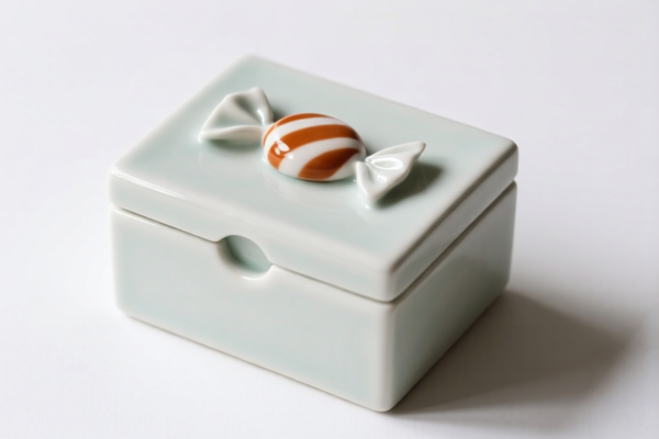 Ceramic candy box