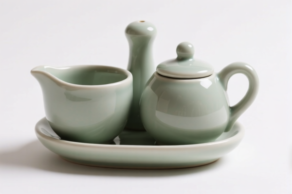 Ceramic condiment set