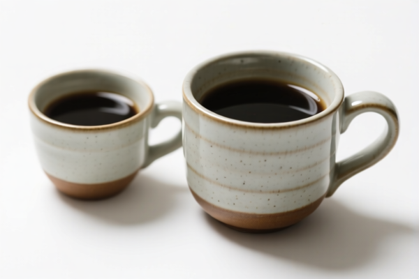 Ceramic coffee cups