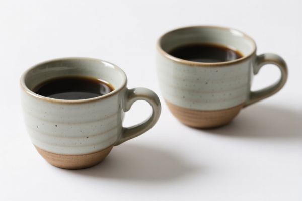 Ceramic coffee cups