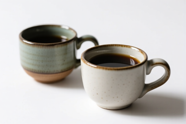 Ceramic coffee cups