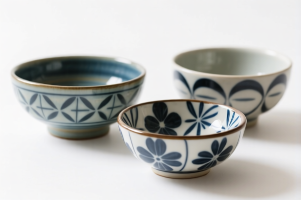 Ceramic decorative bowls