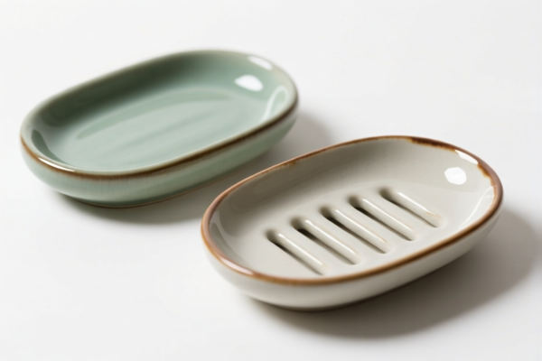 Ceramic soap dishes