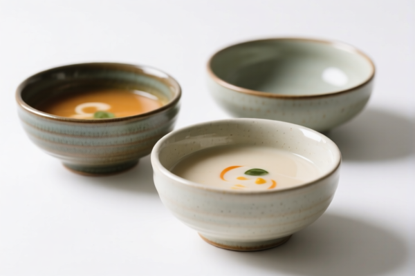 Ceramic soup bowls