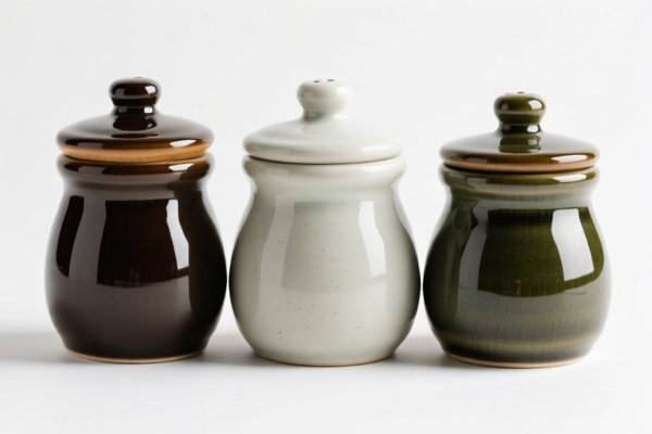 Ceramic spice jars