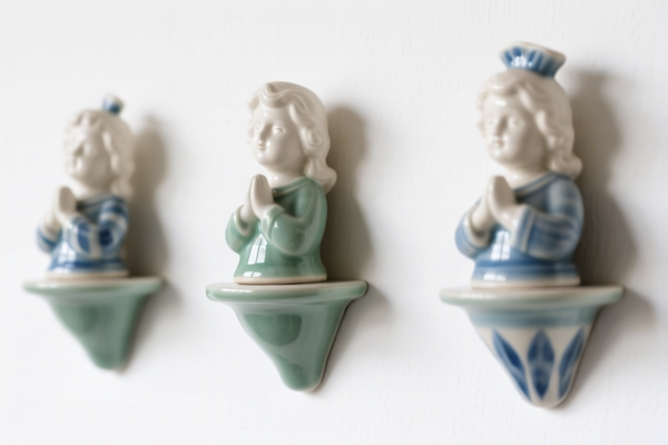 Ceramic Wall Decor Statuettes