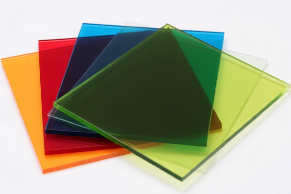 Colored Glass Sheets