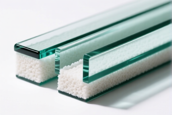 Cast Glass Profiles with Absorbent Layer