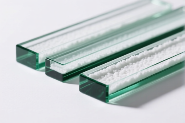 Cast Glass Profiles with Absorbent Layer