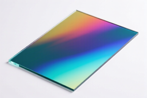 Colored Reflective Glass Sheet