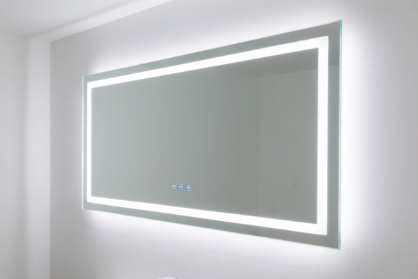 Indoor Glass Mirror with LED Lighting