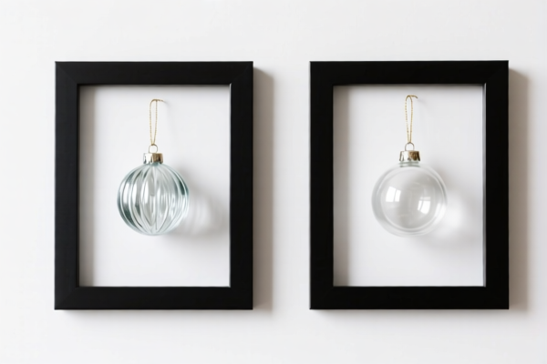Framed Glass Ornaments