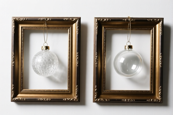 Framed Glass Ornaments