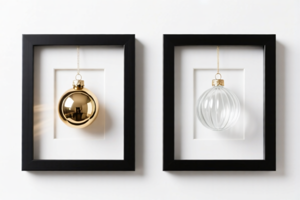 Framed Glass Ornaments