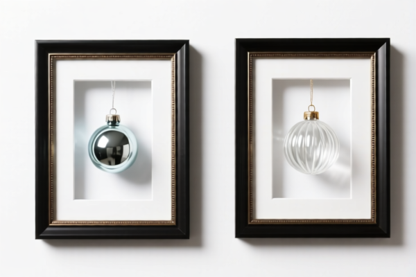 Framed Glass Ornaments