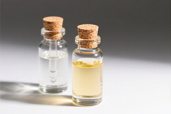 Glass Serum Bottles with Cork Stoppers