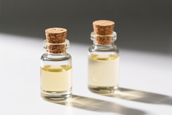 Glass Serum Bottles with Cork Stoppers